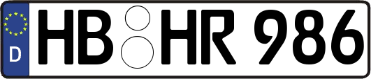 HB-HR986