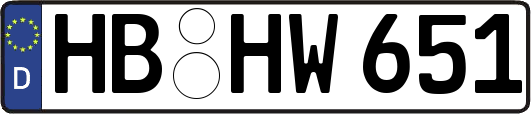 HB-HW651