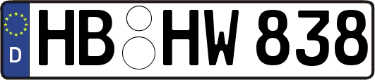 HB-HW838