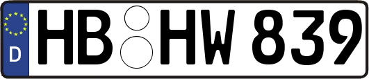 HB-HW839