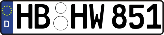HB-HW851