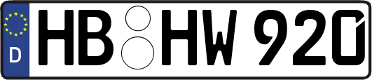 HB-HW920