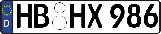 HB-HX986
