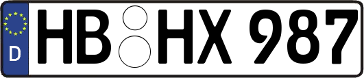 HB-HX987