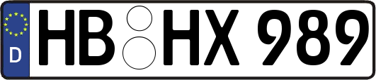 HB-HX989