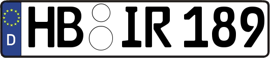 HB-IR189