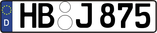 HB-J875