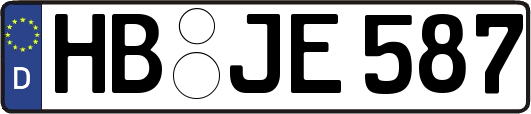 HB-JE587