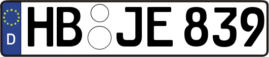 HB-JE839