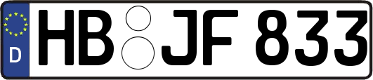 HB-JF833