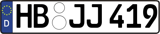 HB-JJ419
