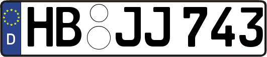 HB-JJ743