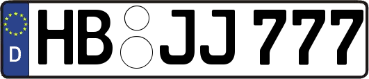HB-JJ777