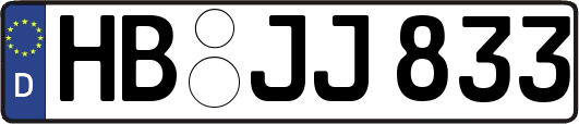 HB-JJ833
