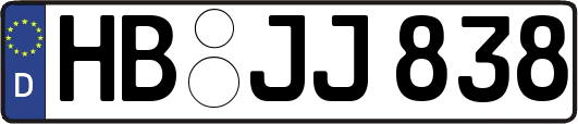 HB-JJ838