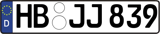 HB-JJ839