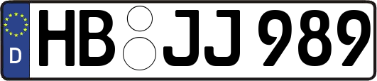 HB-JJ989