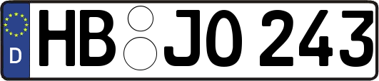 HB-JO243
