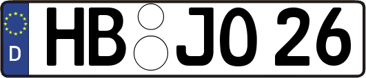 HB-JO26