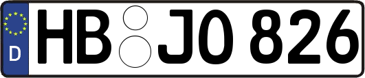 HB-JO826