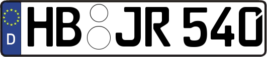 HB-JR540