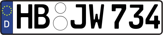 HB-JW734