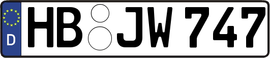 HB-JW747