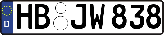 HB-JW838