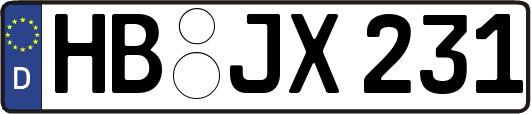 HB-JX231