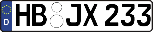HB-JX233
