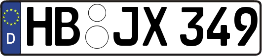 HB-JX349