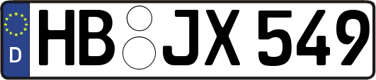 HB-JX549