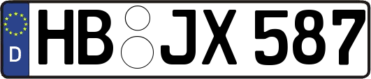 HB-JX587