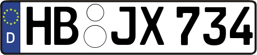 HB-JX734