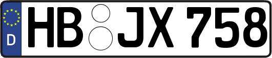 HB-JX758
