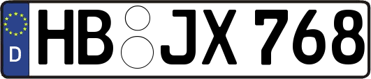 HB-JX768