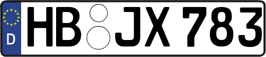 HB-JX783