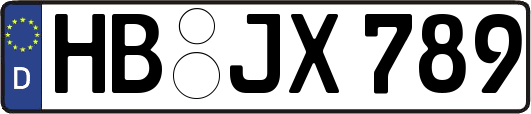 HB-JX789