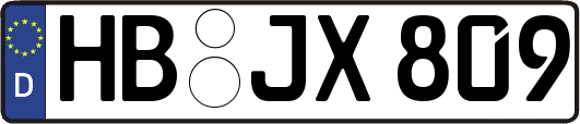 HB-JX809