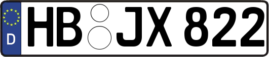 HB-JX822