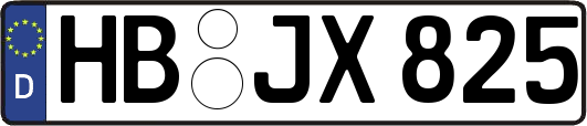 HB-JX825