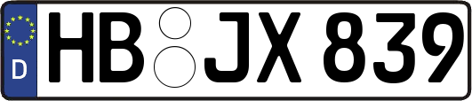 HB-JX839
