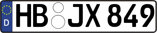 HB-JX849