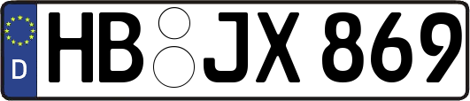 HB-JX869