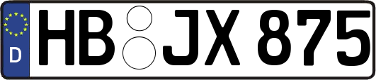 HB-JX875