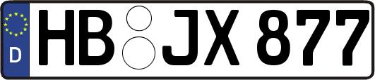 HB-JX877