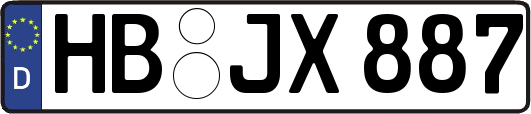 HB-JX887