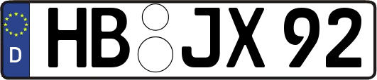 HB-JX92