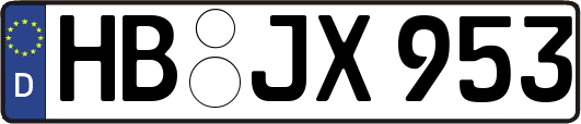 HB-JX953