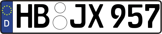 HB-JX957